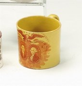 Staffordshire canary and sepia