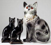 Staffordshire Cat Groupinglate