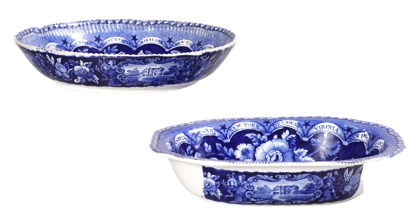 Staffordshire Clews Historical Blue