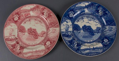 STAFFORDSHIRE COMMEMORATIVE PLATES,