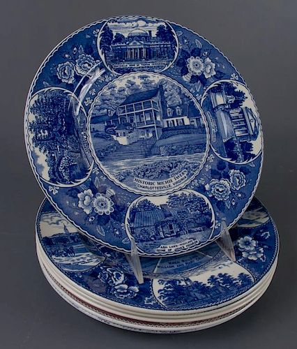 STAFFORDSHIRE COMMEMORATIVE PLATES,