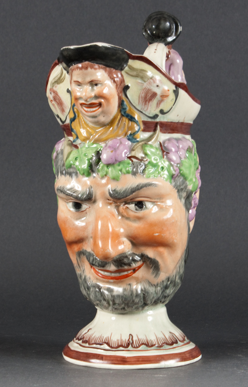 Staffordshire creamware satyr