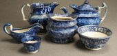 STAFFORDSHIRE DARK BLUE PRINTE