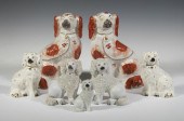 STAFFORDSHIRE DOG FIGURINES Lo