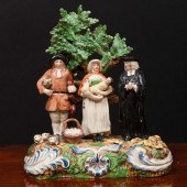 STAFFORDSHIRE EARTHENWARE BOCA