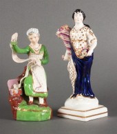 Staffordshire earthenware figu