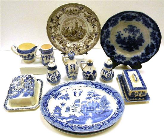 Staffordshire  eleven items of