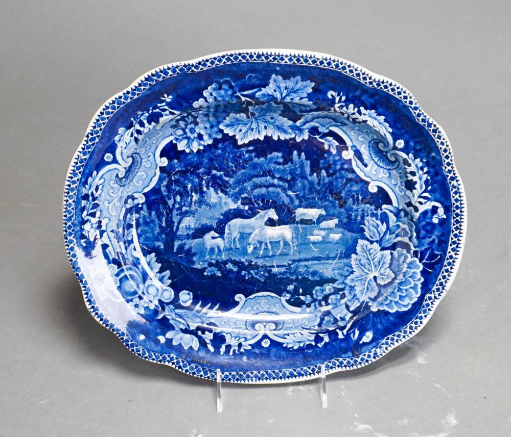 STAFFORDSHIRE ENGLISH BLUE TRANSFER