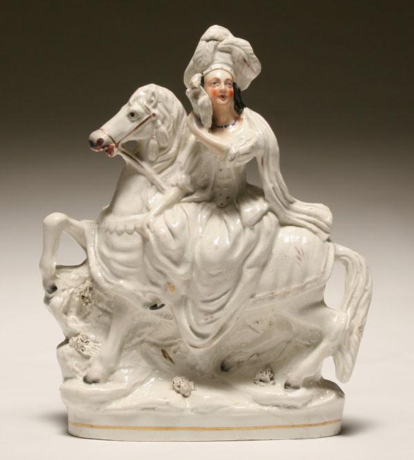 Staffordshire equestrian figure;