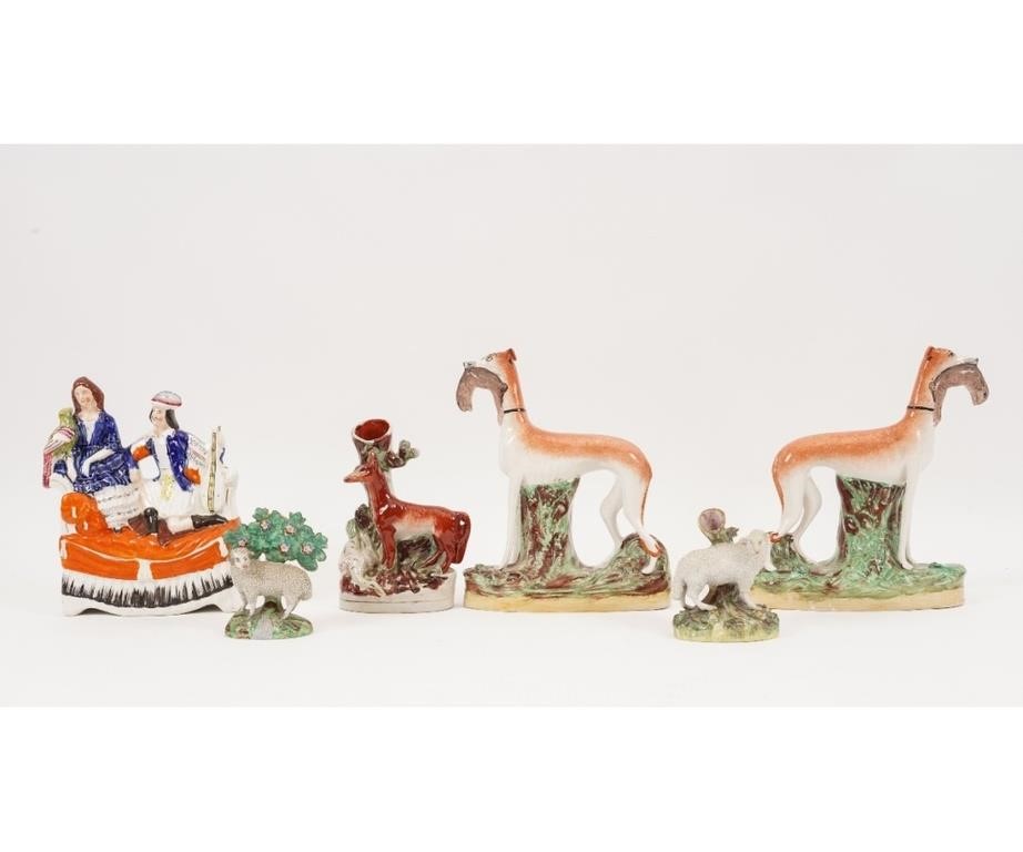 Staffordshire figurines to