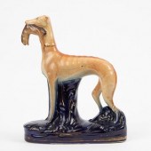 STAFFORDSHIRE GREYHOUND WITH H