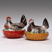 Staffordshire Hen Tureens Engl