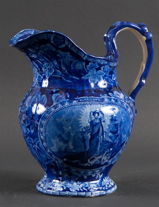 Staffordshire historic blue