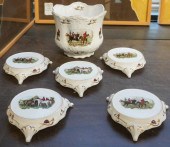 STAFFORDSHIRE HUNTING SCENE PO