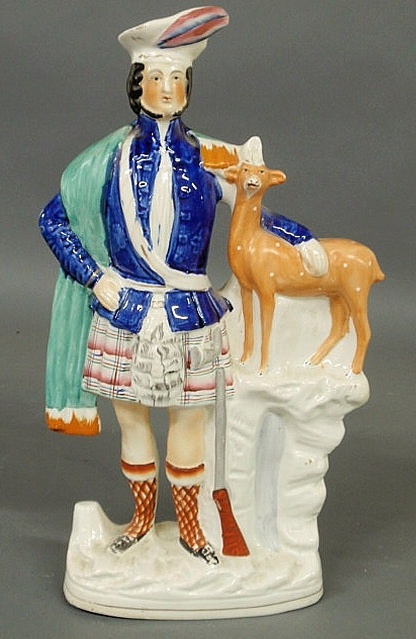 Staffordshire kilted huntsman