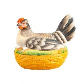 STAFFORDSHIRE LARGE BISQUE GRE