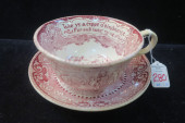 STAFFORDSHIRE OVERSIZE CUP AND