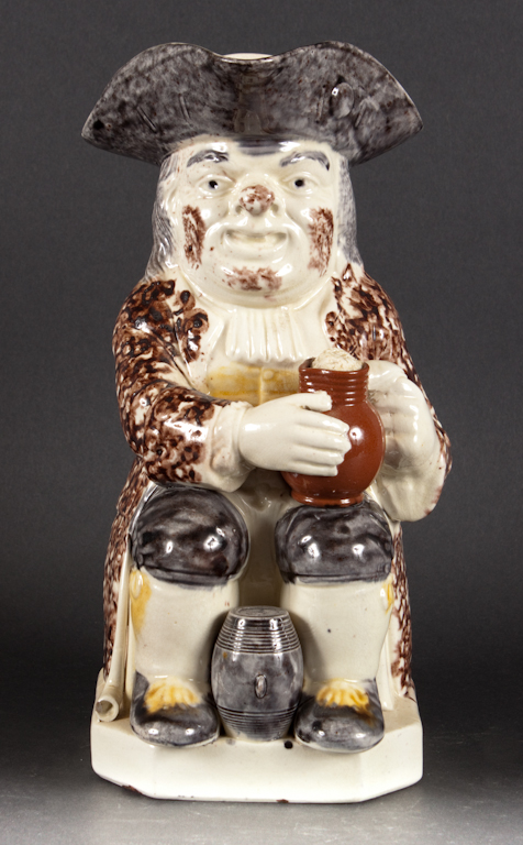 Staffordshire painted creamware