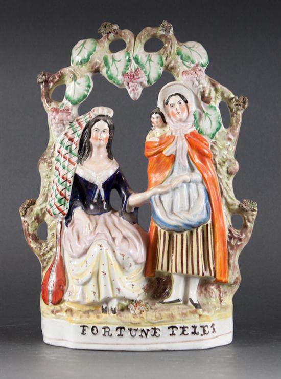 Staffordshire painted earthenware