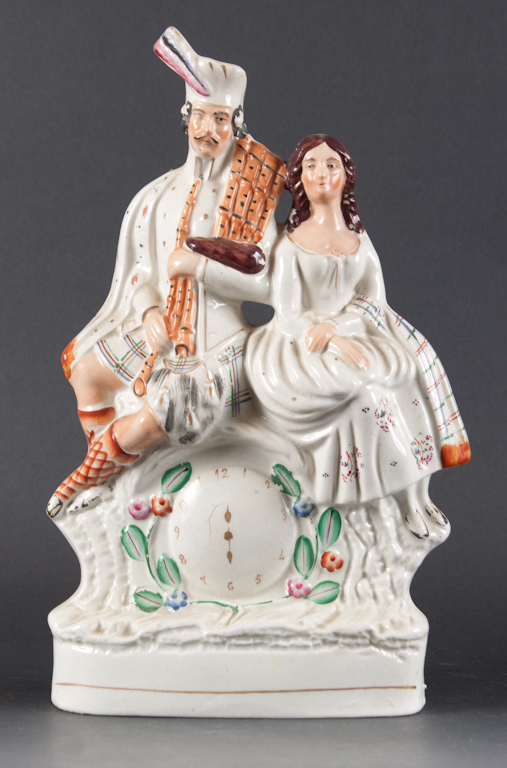 Staffordshire painted earthenware