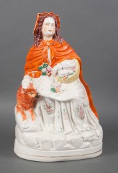 Staffordshire painted earthenw