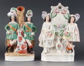 Staffordshire painted earthenw