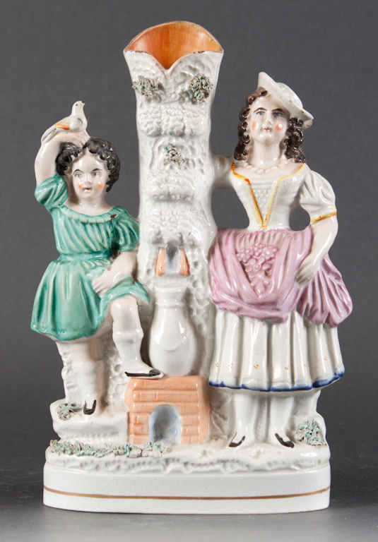 Staffordshire painted earthenware