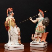 STAFFORDSHIRE PEARL GLAZED EAR