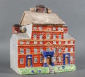 Staffordshire pearlware box in