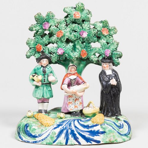 STAFFORDSHIRE PEARLWARE FIGURE