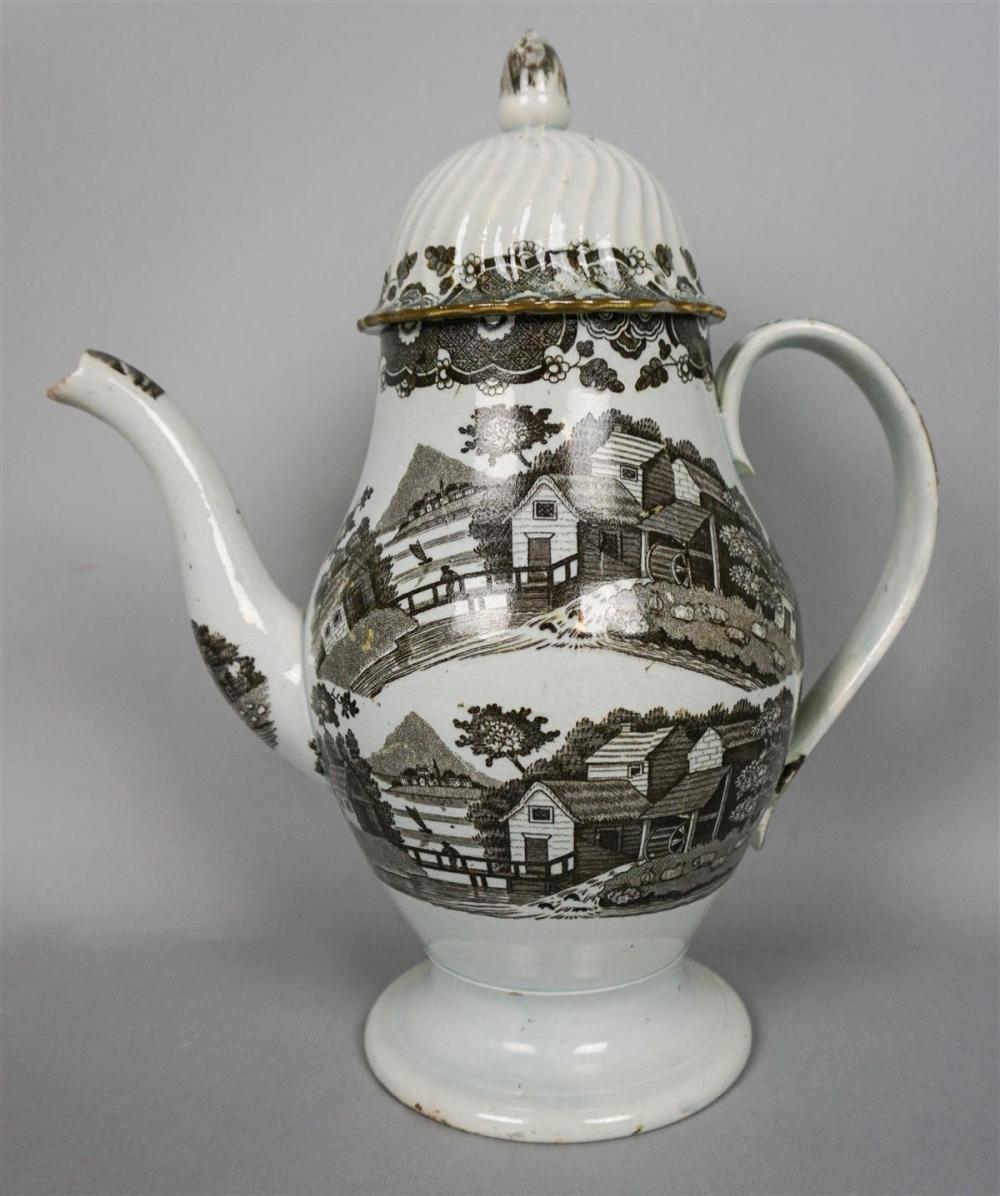 STAFFORDSHIRE PEARLWARE HIGH DOME