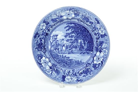 STAFFORDSHIRE PLATE.  England 