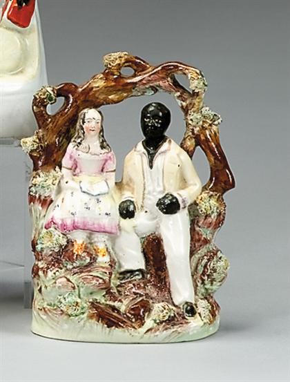 Staffordshire polychromed figural