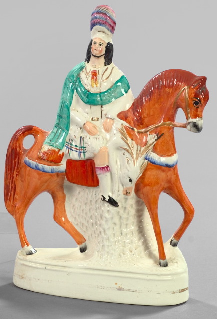 Staffordshire Polychromed Pottery