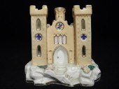 Staffordshire porcelain church
