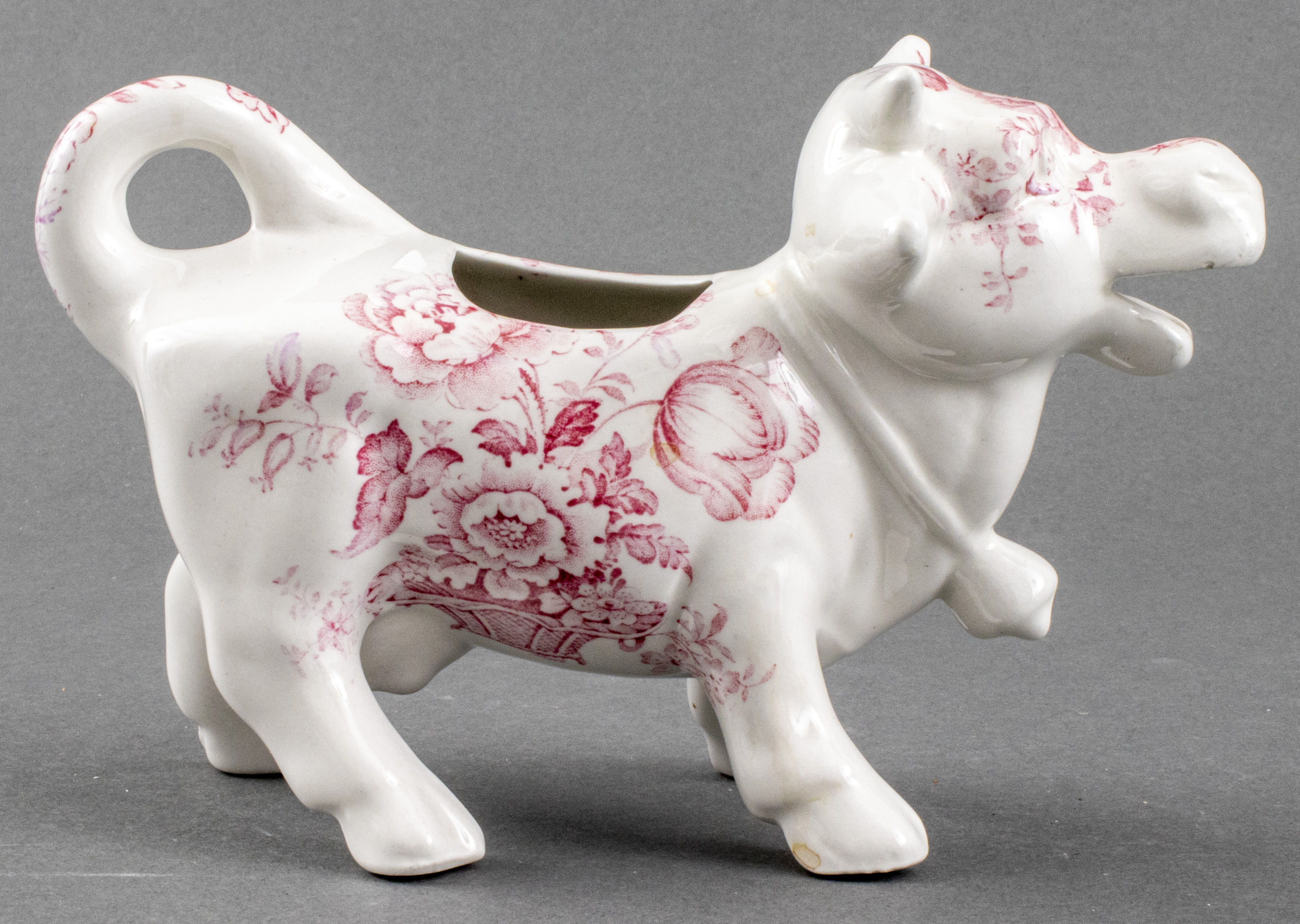 STAFFORDSHIRE PORCELAIN COW CREAM