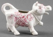 STAFFORDSHIRE PORCELAIN COW CR