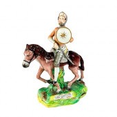 STAFFORDSHIRE PORCELAIN FIGURI