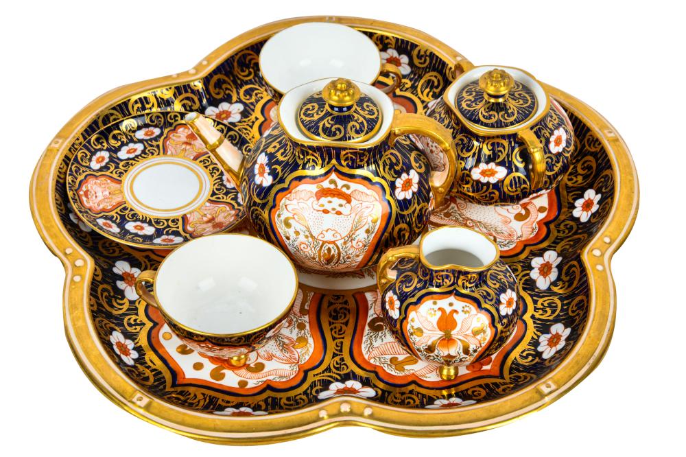 STAFFORDSHIRE PORCELAIN TEA