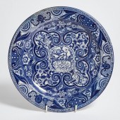 Staffordshire Pottery Blue and