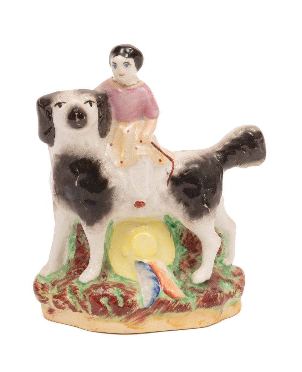 STAFFORDSHIRE POTTERY FIGURAL