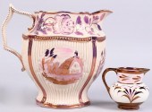 STAFFORDSHIRE POTTERY PINK LUS