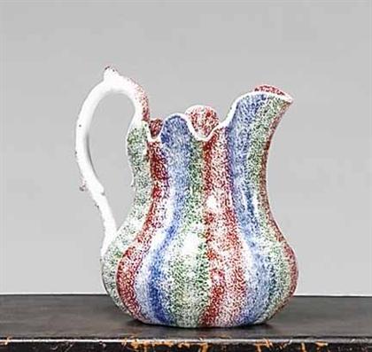 Staffordshire rainbow spatterware