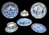 STAFFORDSHIRE, SEVEN PIECES, "