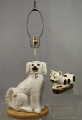 Staffordshire spaniel mounted