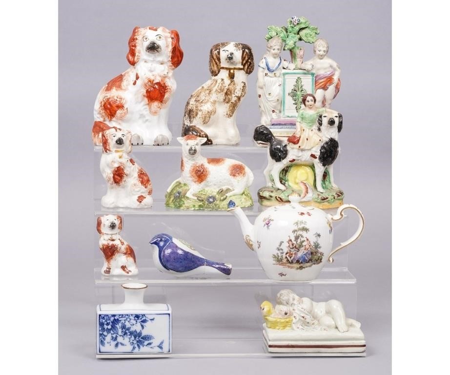 Staffordshire spaniels; early lamb;