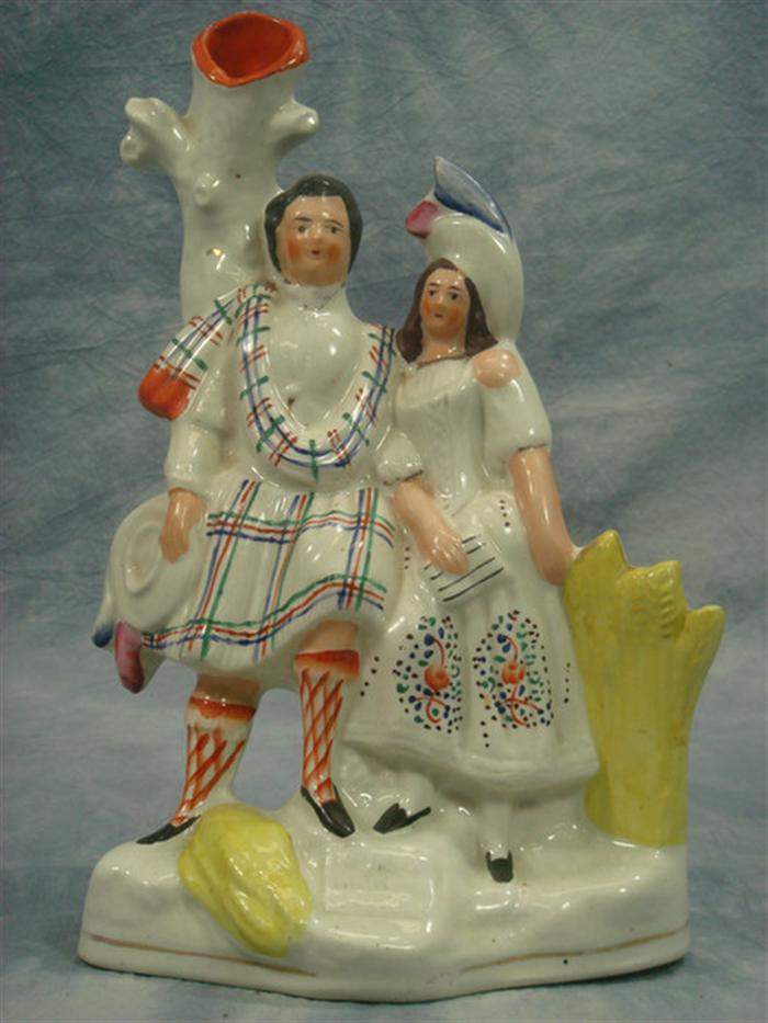 Staffordshire spill vase,