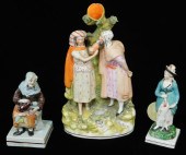 STAFFORDSHIRE: THREE PIECES, E