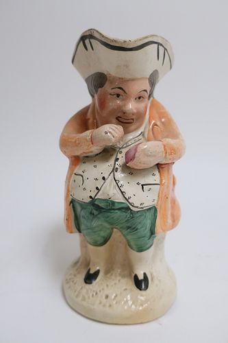 STAFFORDSHIRE TOBY JUG: "SNUFF