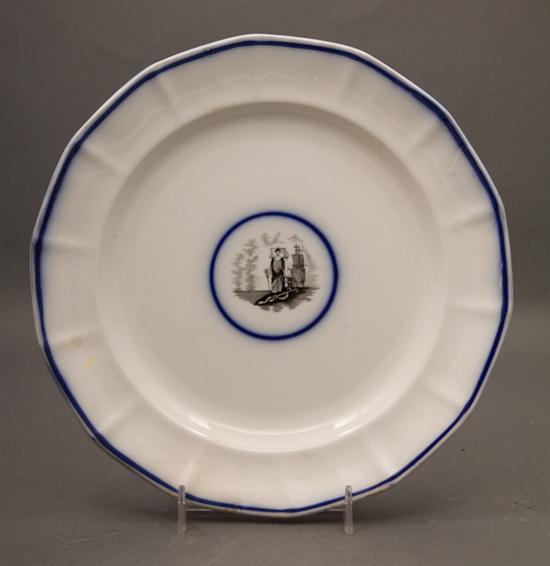 Staffordshire transfer decorated
